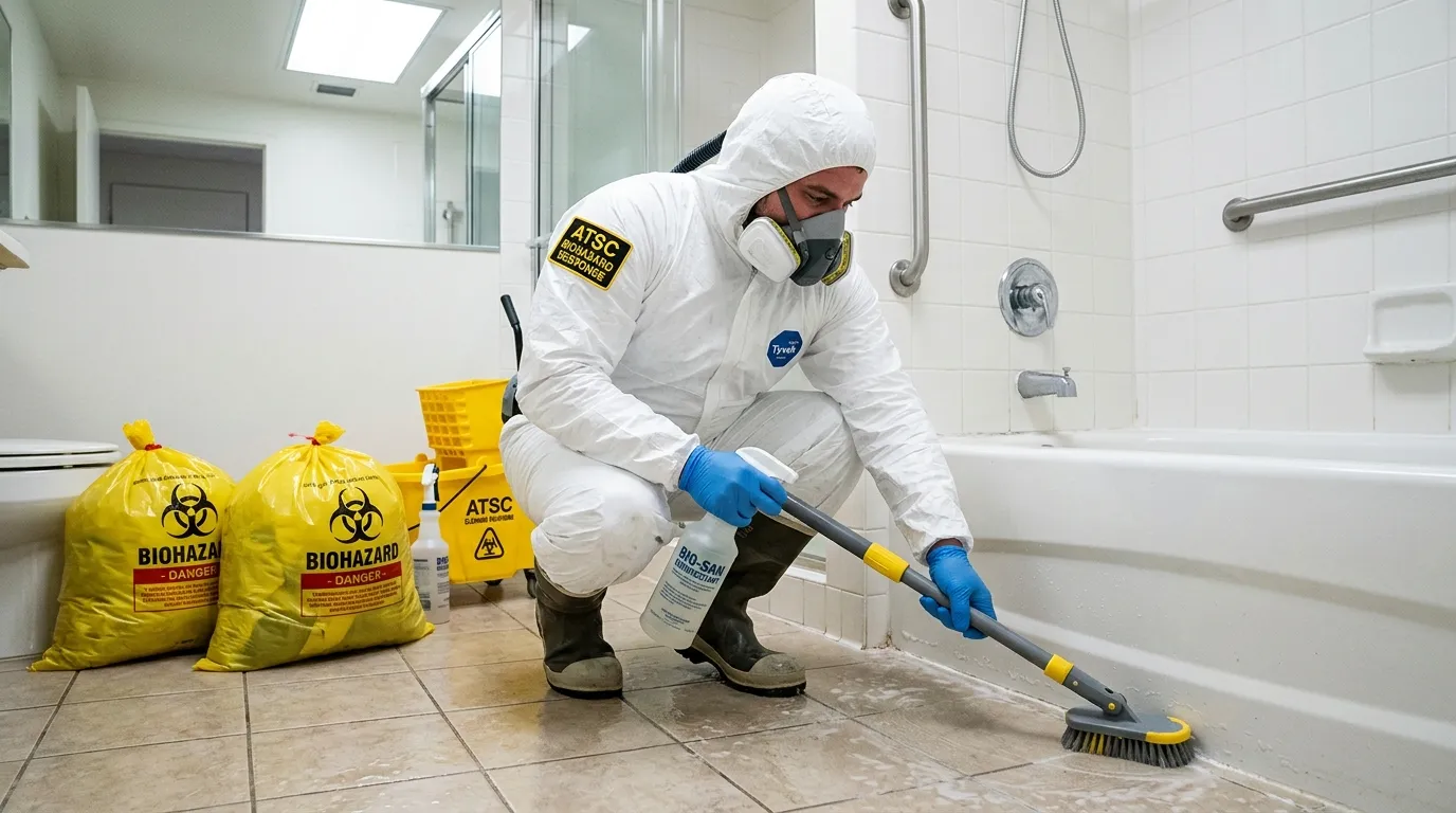 Decontamination equipment deployed for Blood Cleanup in Albertville